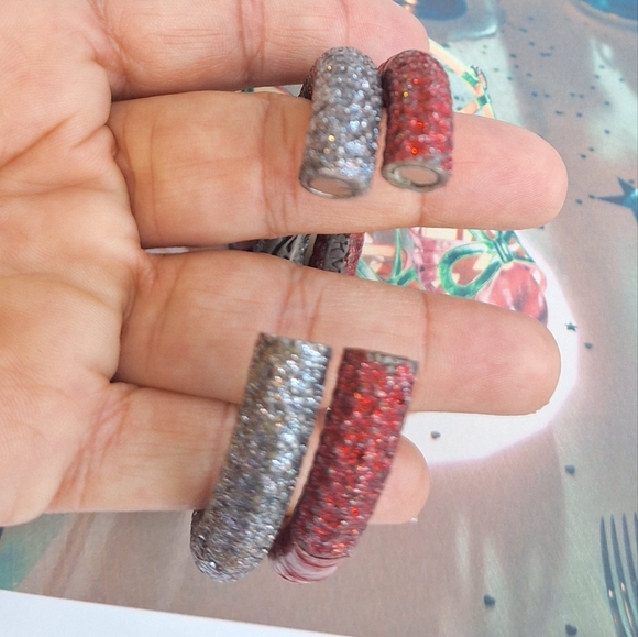 KMO 2 pc cuff bangles bracelet - Picture 7 of 10